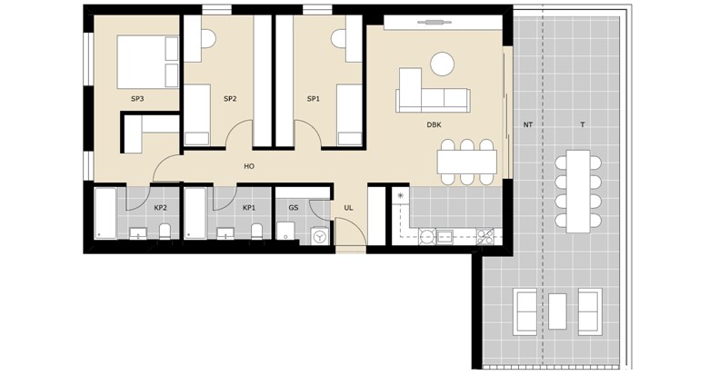 Četverosoban stan Green Side novogradnja prodaja C19