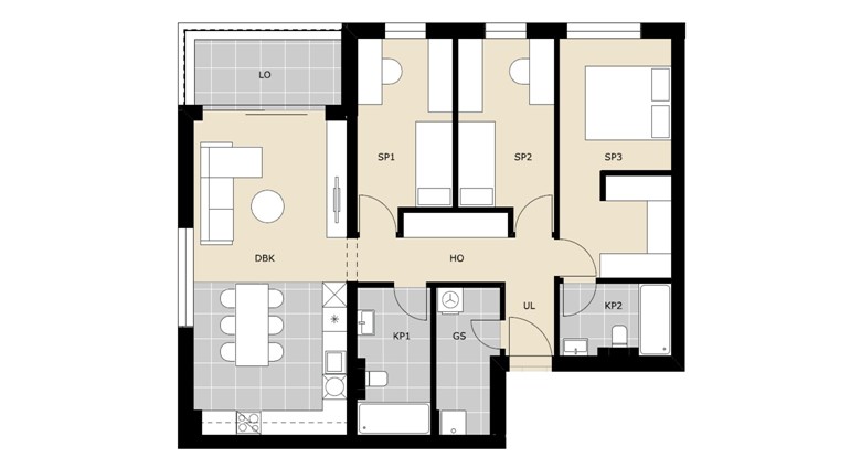 Četverosoban stan prodaja Green Side Residence D4