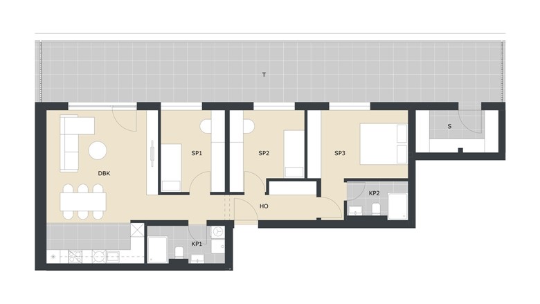 Četverosoban stan Velika Gorica Prodaja novogradnje Green Side Residence A67