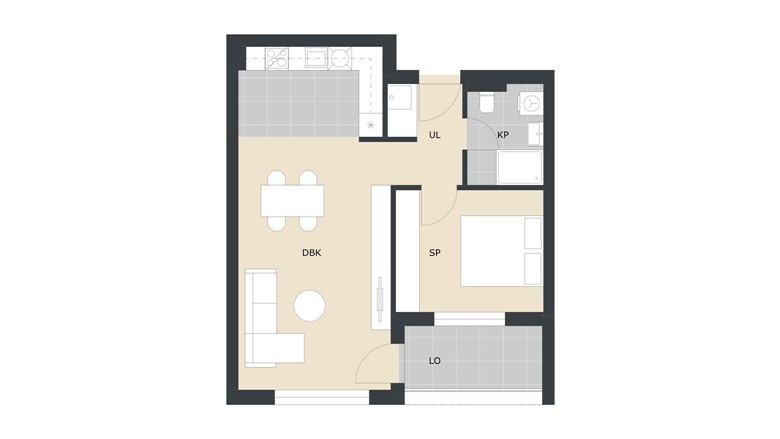 Dvosoban stan Velika Gorica Prodaja novogradnje Green Side Residence A16