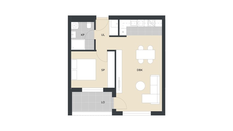 Dvosoban stan Velika Gorica Prodaja novogradnje Green Side Residence A61