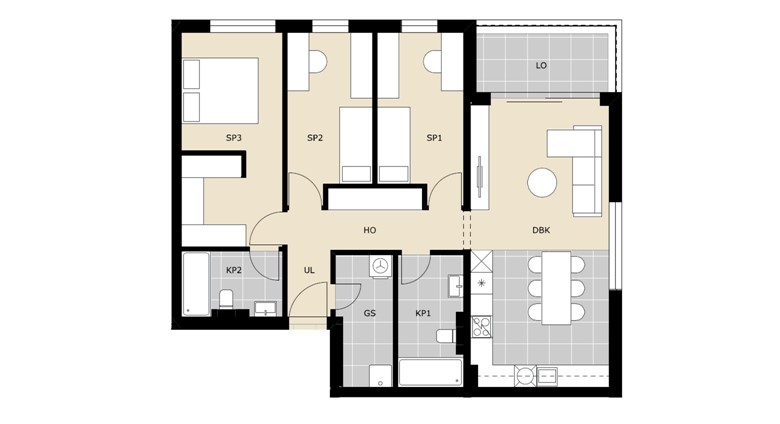 Green Side Residence četverosoban prodaja D32