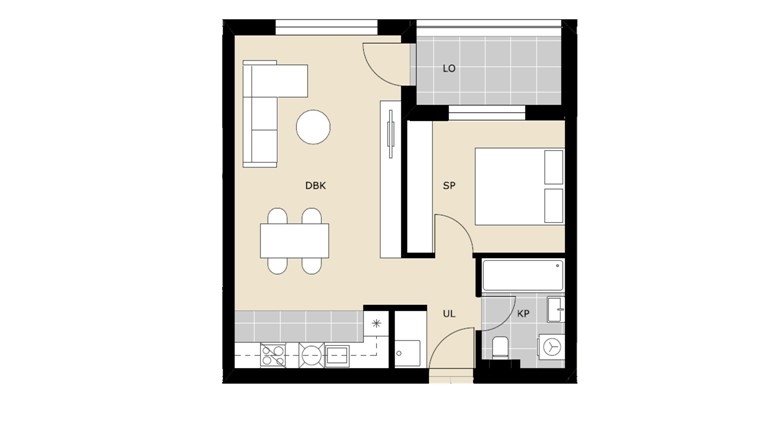 Nenamješten dvosoban stan VG prodaja D21