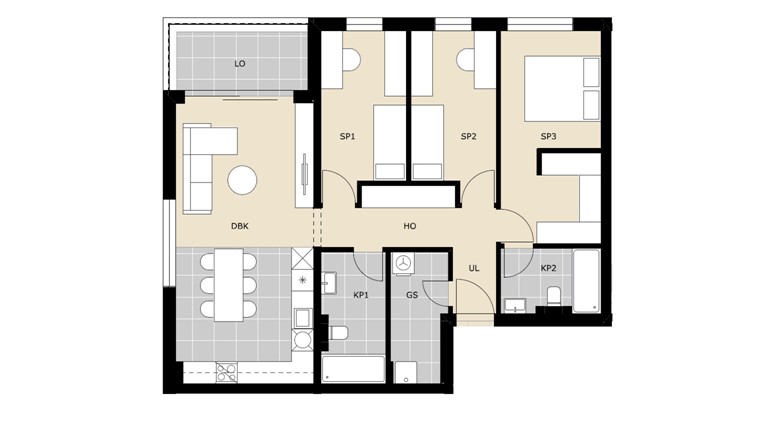 Prodaja četverosoban stan Green Side D20