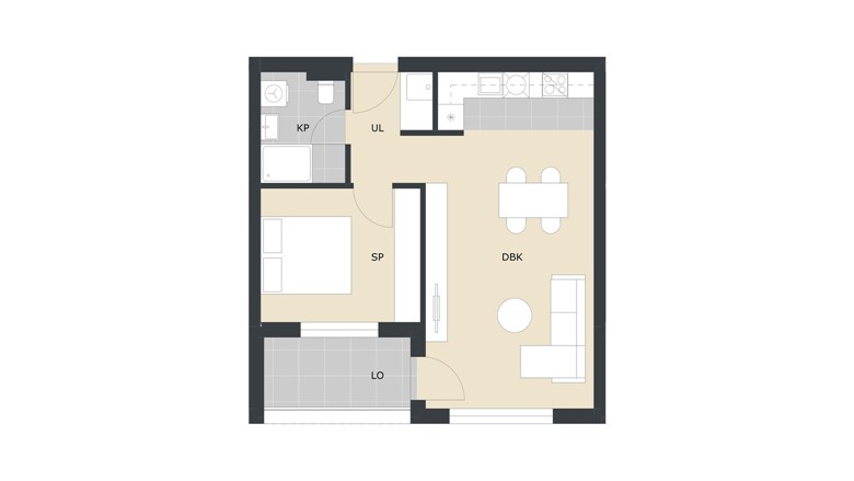 Prodaja stanova Velika Gorica dvosoban stan Green Side Residence A30