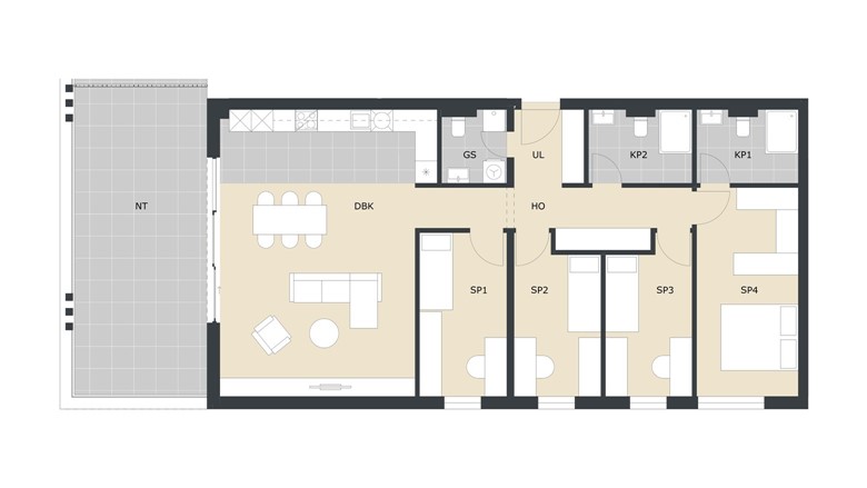 Prodaja stanova Velika Gorica peterosoban stan Green Side Residence A66