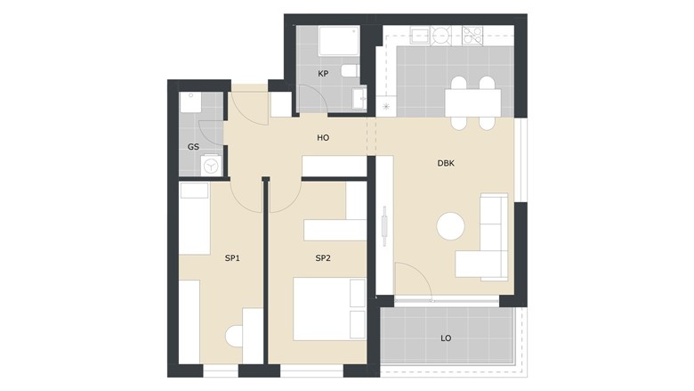 Prodaja stanova Velika Gorica trosoban stan Green Side Residence A12