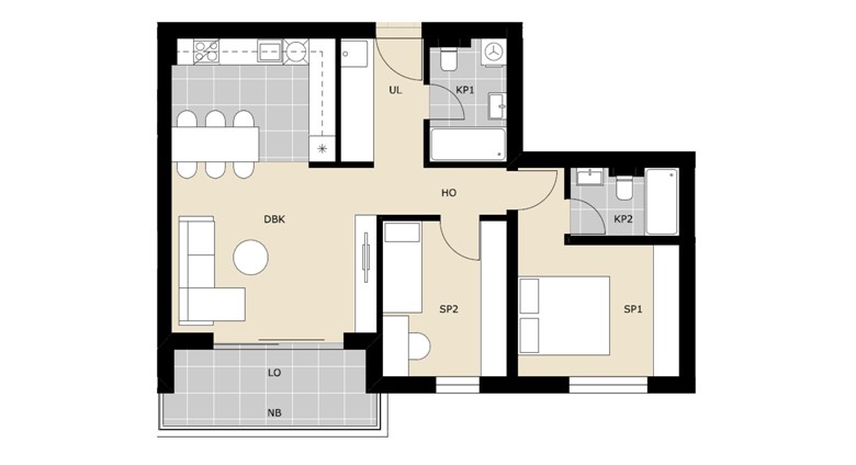 Prodaja trosoban stan Green Side Residence VG D2
