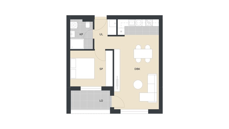 Stan dvosoban Velika Gorica Green Side Residence novogradnje prodaja A14