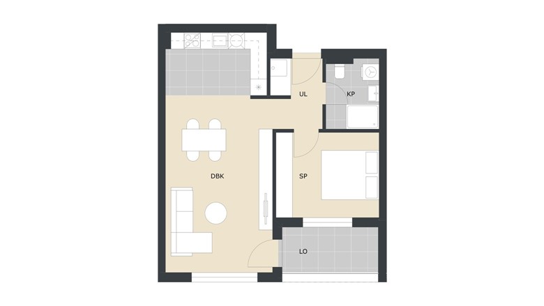 Stan dvosoban Velika Gorica Green Side Residence novogradnje prodaja A32