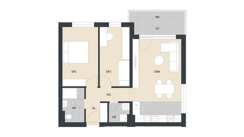 Stan trosoban Velika Gorica Green Side Residence novogradnje prodaja A11