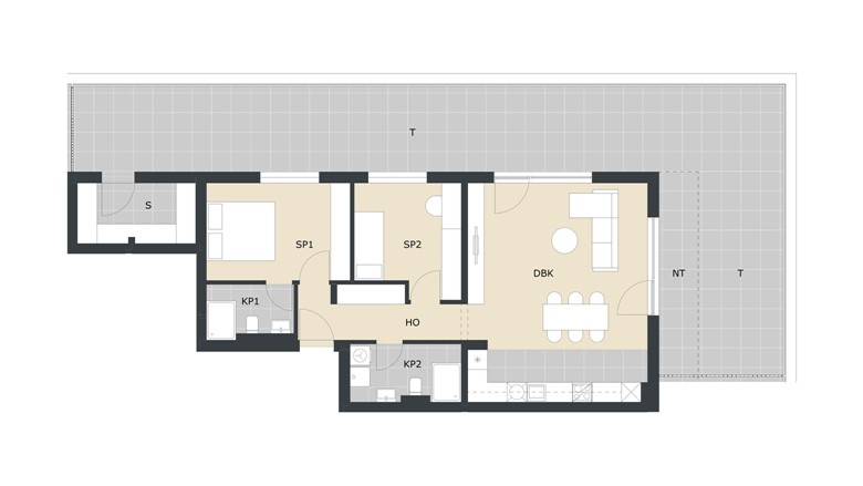 Stan trosoban Velika Gorica Green Side Residence novogradnje prodaja A68