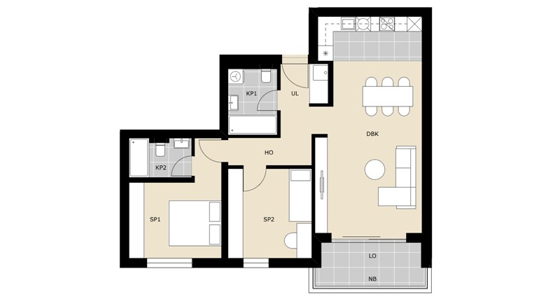 Trosoban stan novogradnja Velika Gorica D1