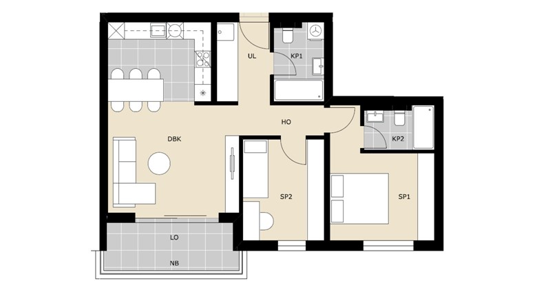 Trosoban stan novogradnja mirna lokacija