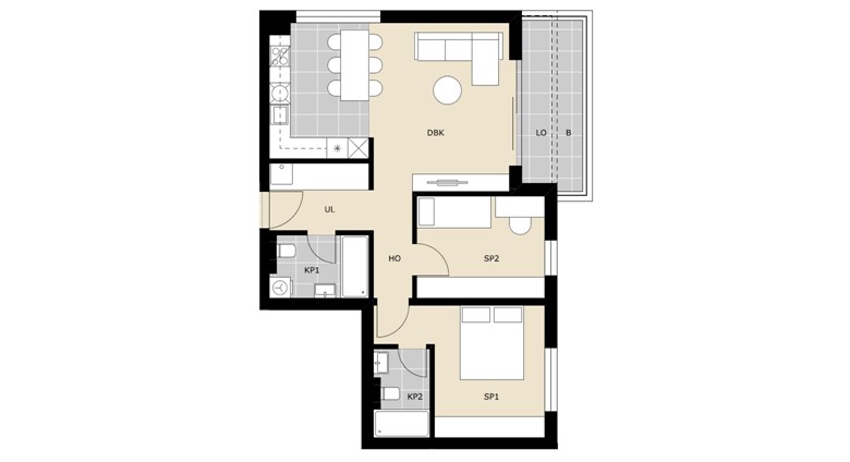  Trosoban stan prodaja novi projekt Green Side C16