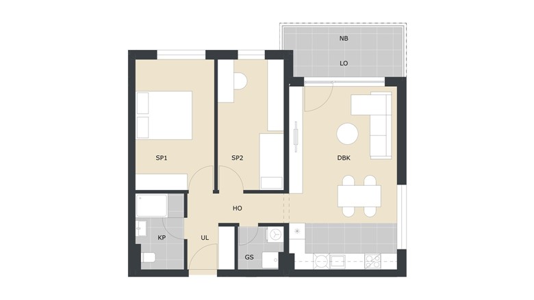 Trosoban stan Velika Gorica Prodaja novogradnje Green Side Residence A43
